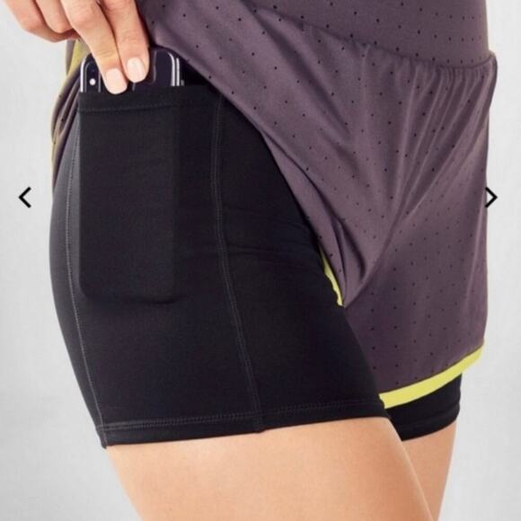 Fabletics Olesia Perforated Running Lined Short Bundle Small - Picture 12 of 12